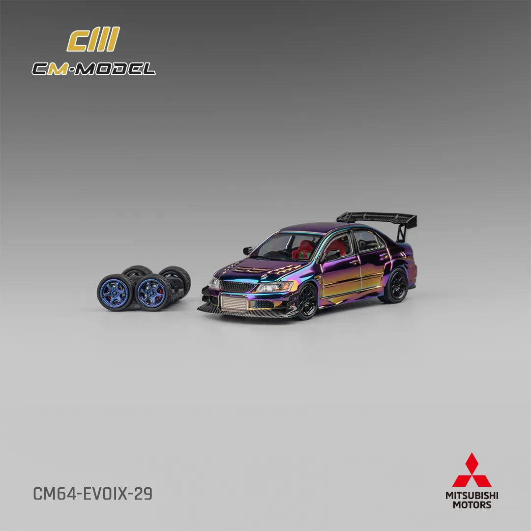 Mitsubishi Lancer Evo IX Widebody Chrome – CM64-Evoix-29