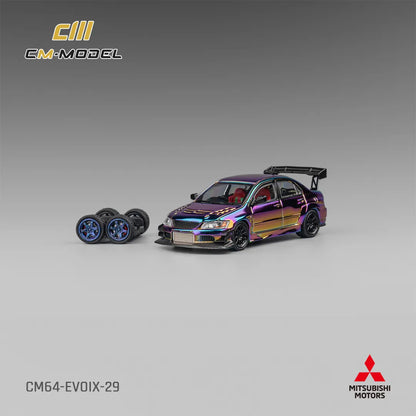 Mitsubishi Lancer Evo IX Widebody Chrome – CM64-Evoix-29