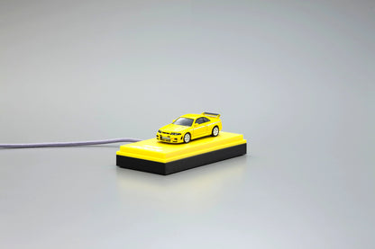 Nismo Nissan R33 400R (Yellow) - Kyosho 1:64 (MOTN LED Compatible)