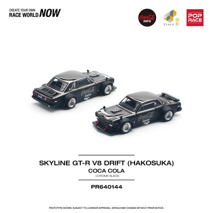 Nissan Skyline GT-R V8 (Hakosuka) Coca Cola Zero Black Chrome – PR64-0144
