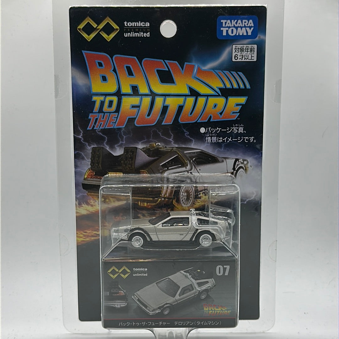 Back to the Future - Delorean DMC Movie TAKARA TOMY - TOMICA Unlimited