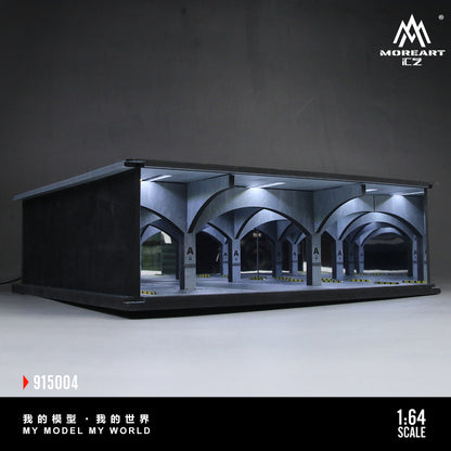 Underground Parking Garage - Morearts 1:64 w/Led Lights