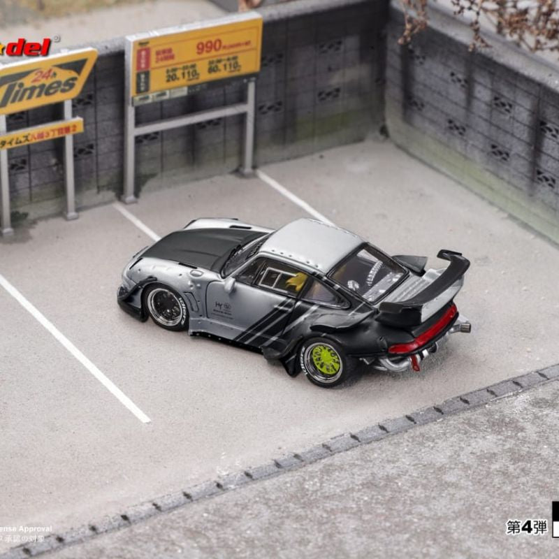 Porsche RWB 993 Cyberpunk Silver LIMITED RUN