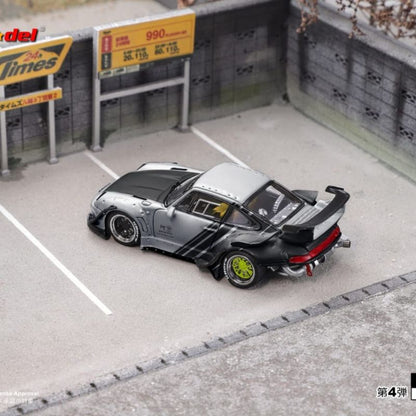 Porsche RWB 993 Cyberpunk Silver LIMITED RUN
