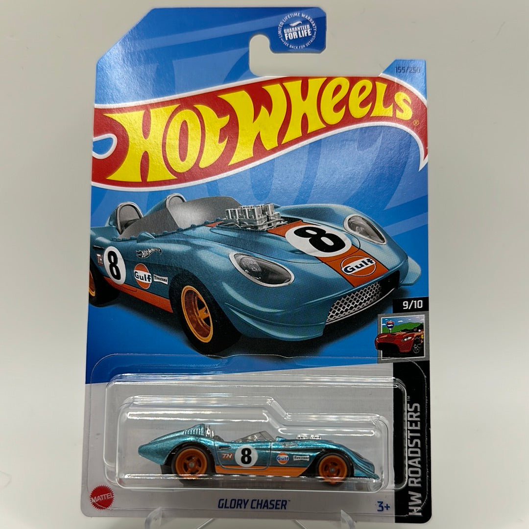 Glory Chaser *STH* Super Treasure Hunt HW Roadsters 9/10 Hotwheels 155/250 Mainline 1:64