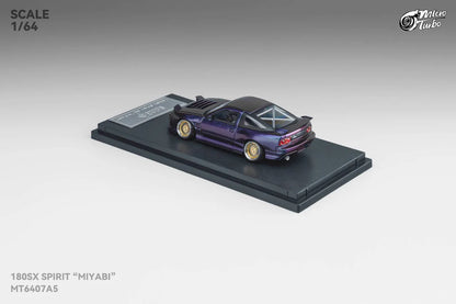 Custom Rocket Bunny Nissan 180SX - Purple GMHS Special Edition Micro Turbo 1:64