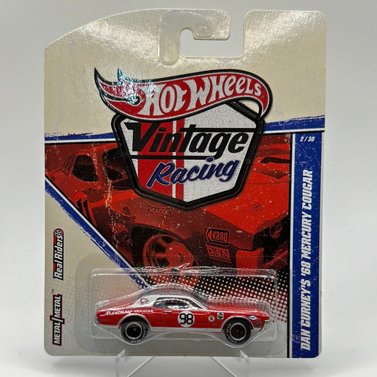 Dan Curney’s ‘68 Mercury Cougar 2/30 Hotwheels Vintage Racing Premium 1:64