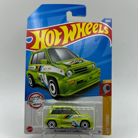 ‘85 Honda City Turbo II HW Turbo 2/10 Hotwheels 13/250 mainline 1:64