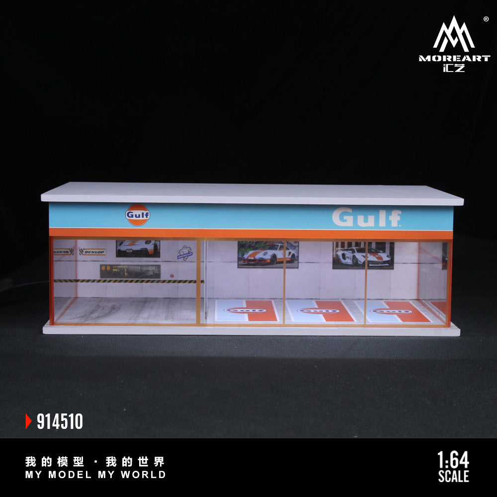 GULF Parking Exhibition Hall Scene MoreArt 1:64