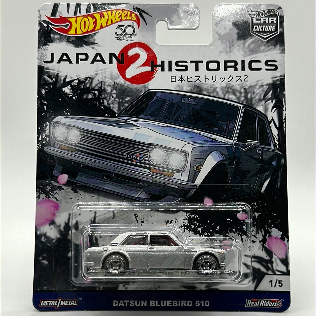 Datsun Bluebird 510 JH2 - Japan Historics 2 Hotwheels Premium Car Culture 1/5