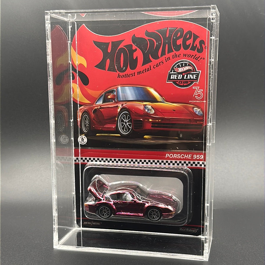 Single Acrylic Case - Suitable for Lond card Hotwheels *Stackable*