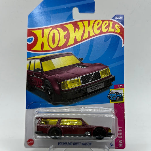 Volvo 240 Drift Wagon HW Drift 4/5 Hotwheels 232/250 Mainline 1:64