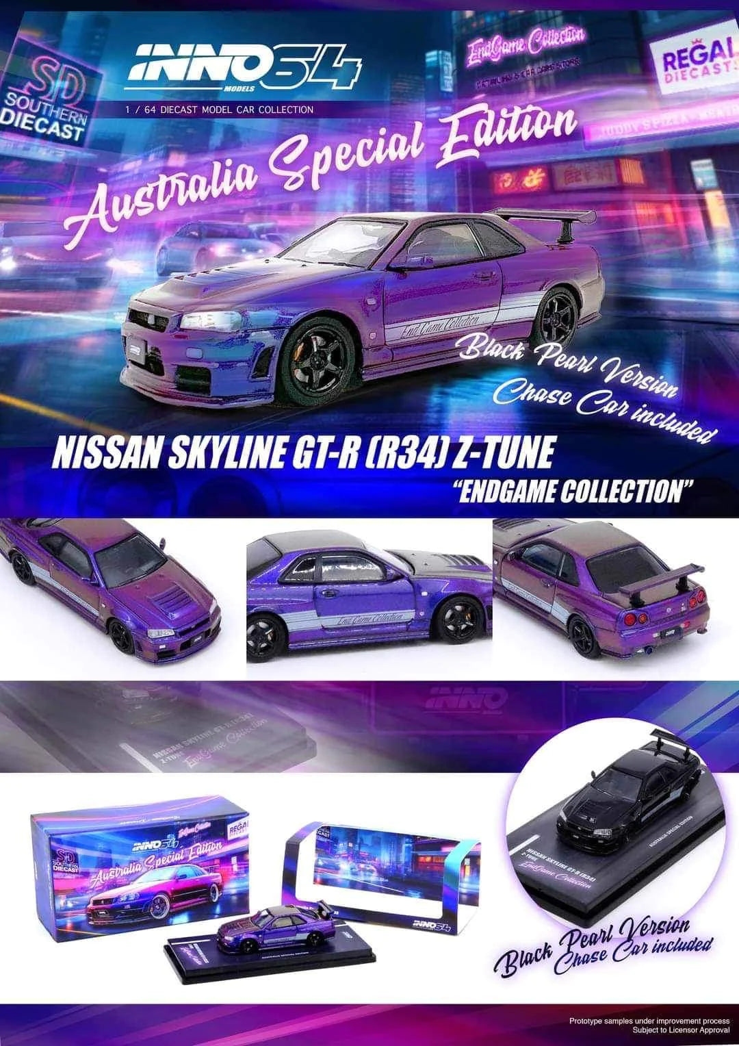 INNO64 Nissan Skyline GT-R (R34) Z-Tune "ENDGAME COLLECTION"