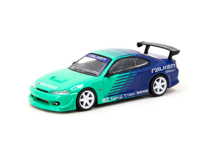 NISSAN S15 SILVIA VERTEX FALKEN TYRES TARMAC WORKS 1:64