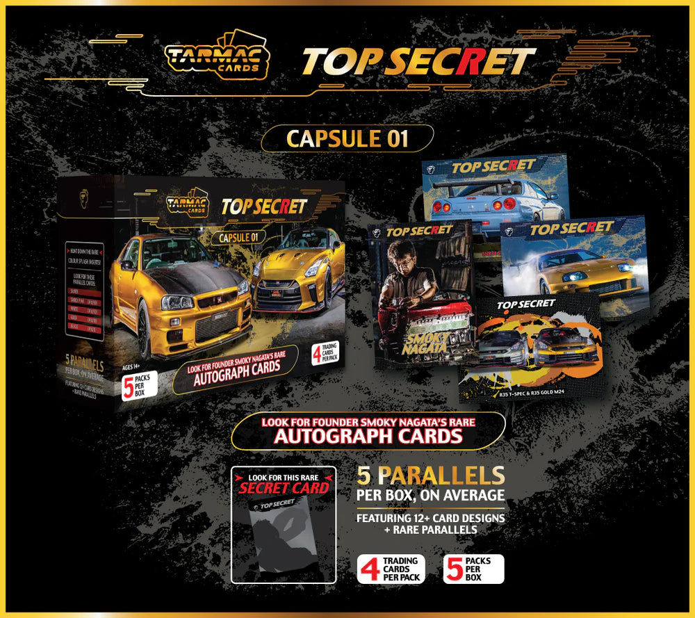 Top Secret Capsule 01 (Box) - Tarmac Cards