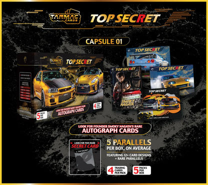 Top Secret Capsule 01 (Box) - Tarmac Cards