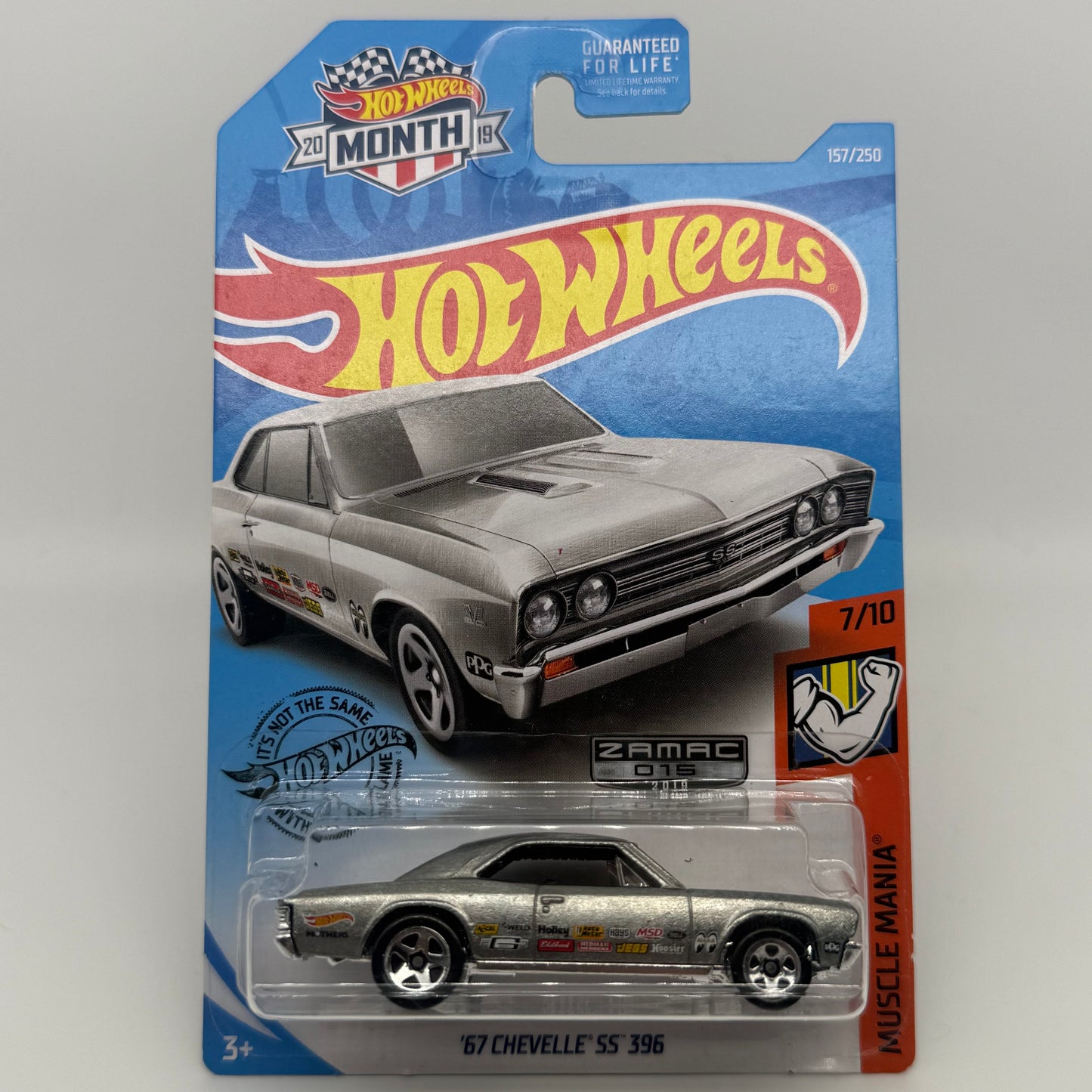 ‘69 Chevelle SS 396 ZAMAC 015 “2019 Release” Muscle Mania Hotwheels Mainline 157/250