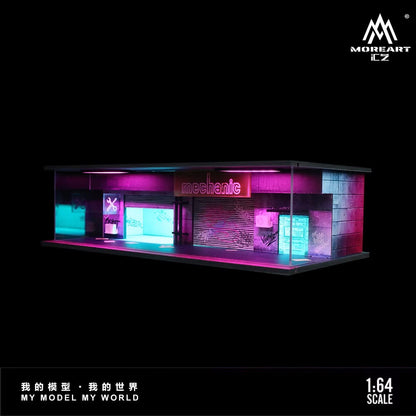 Cyberpunk 02 Light Version Assembly Scene - MoreArt