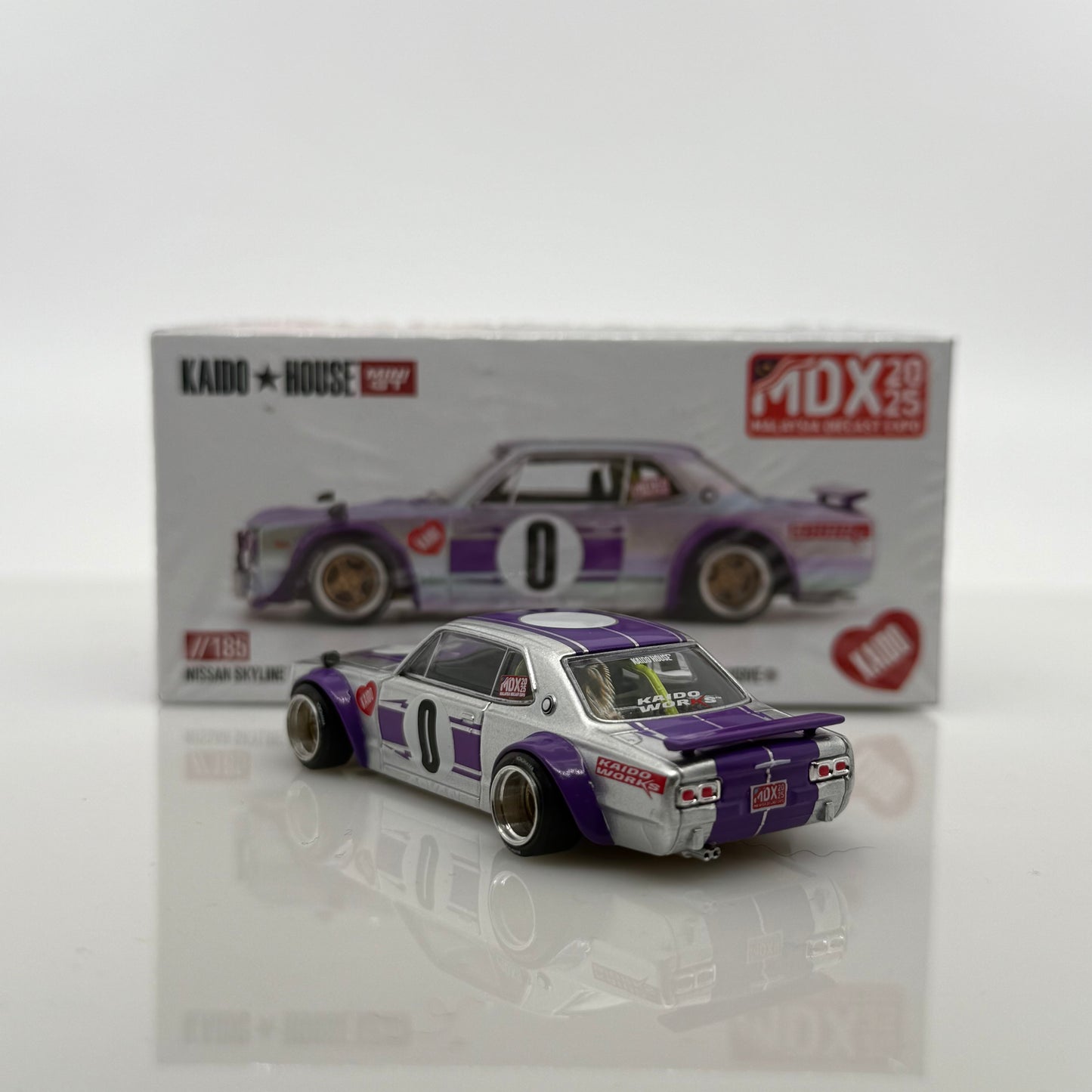 2025 MDX Exclusive Kaido House x Mini GT Nissan Skyline 2000GT-R KGPC10 Kaido Works “Opened”