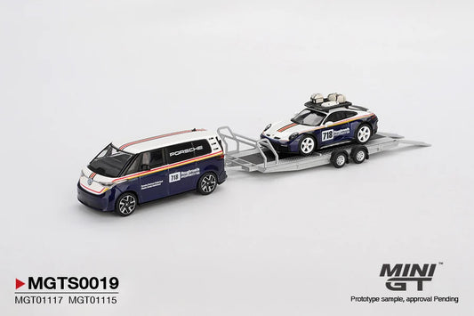 PORSCHE 911 DAKAR #718 (ROUGHROADS / VOLKSWAGEN ID SET) - MINI GT MGTS0019