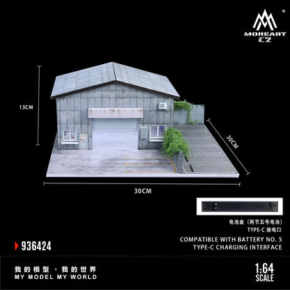 Factory Building C Diorama - MoreArt 1:64