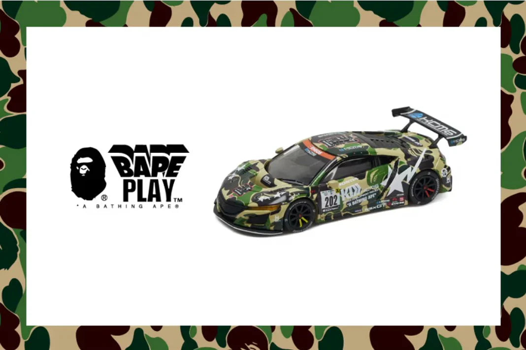 Honda NSX GT3 EVO22 KCMG BAPE BATHING APE - Pop Race 1:64