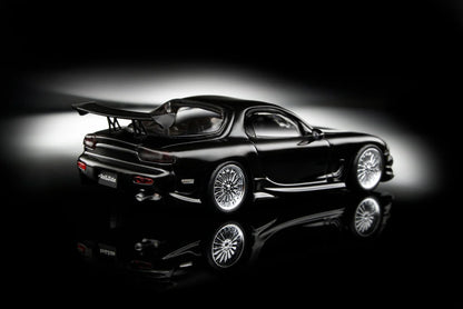 Veilside Mazda RX7 GT WING Black LIMITED TO 299pcs - Mortal 1:64