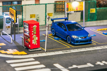 Honda Integra TYPE R DC5 Custom Blue Metallic - Tarmac Works ROAD64 1/64