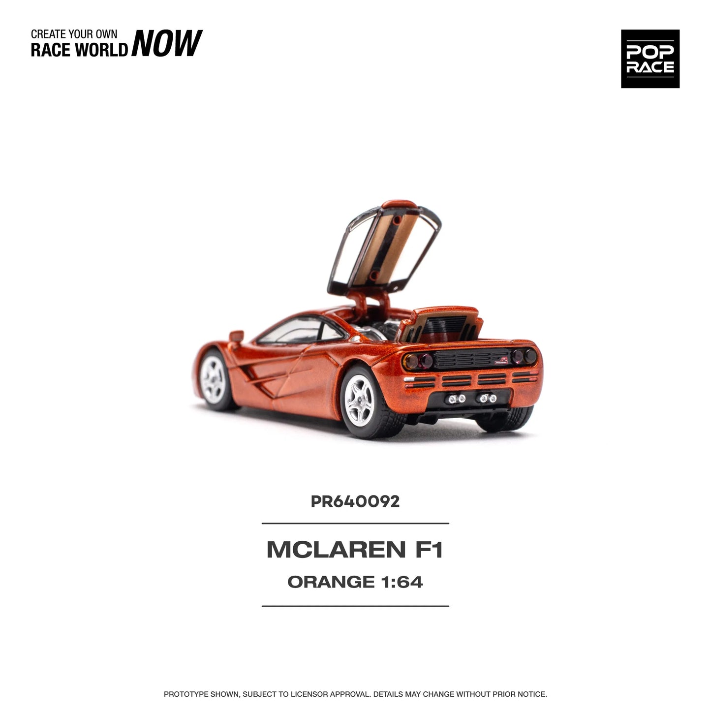 McLaren F1 Orange – PR64-0092 POP RACE