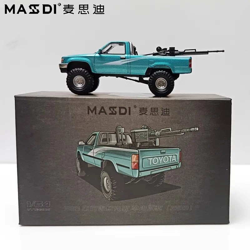 1995 Toyota Hilux(RN80) Blue - MASDI 1:64