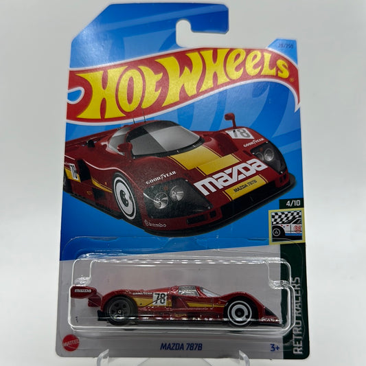 Mazda 787B Retro Racer 4/10 Hotwheels Mainline 28/250