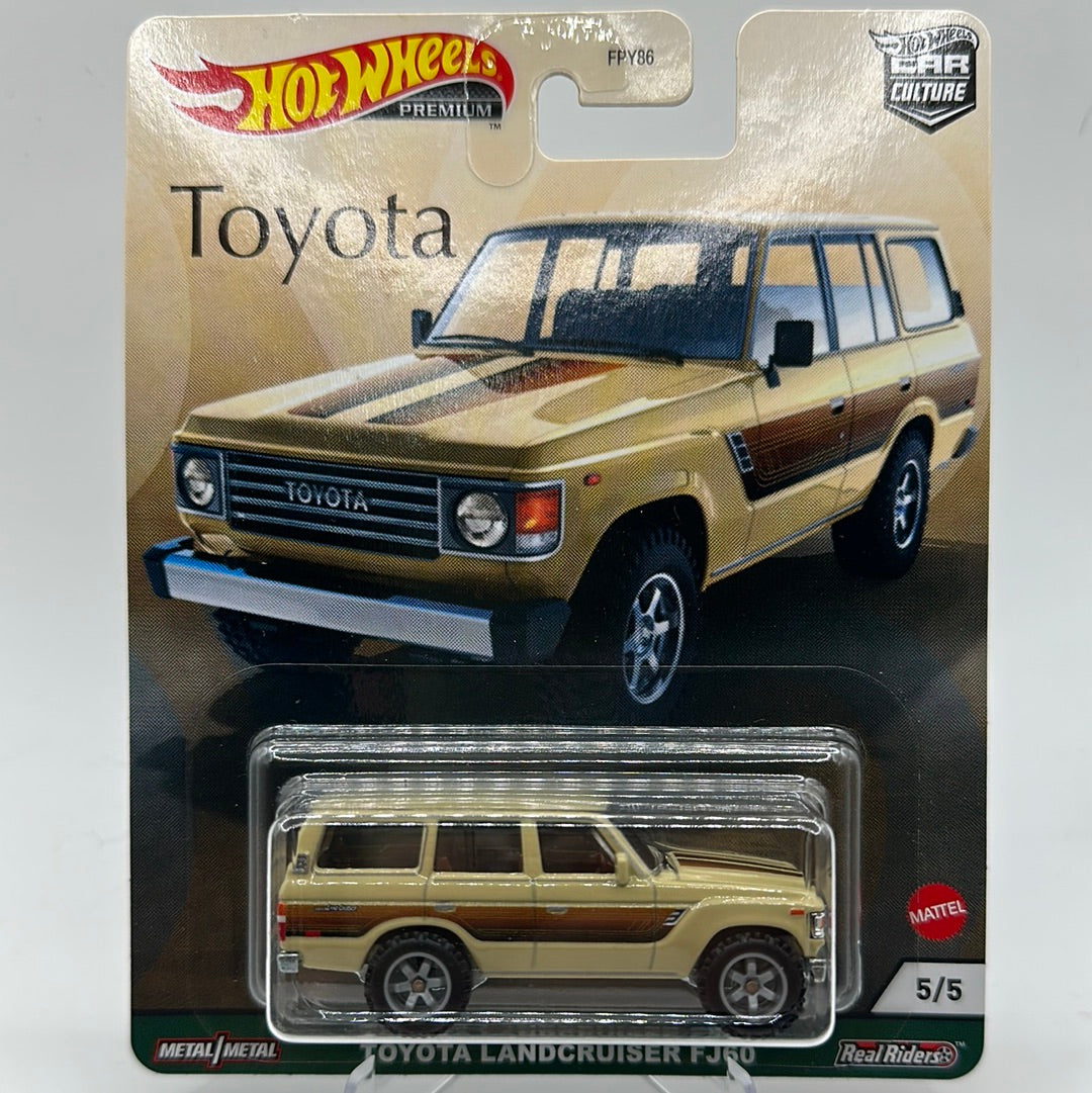 Toyota LandCruiser FJ60 (Toyota Set) 5/5 Hotwheels Premium Car Culture