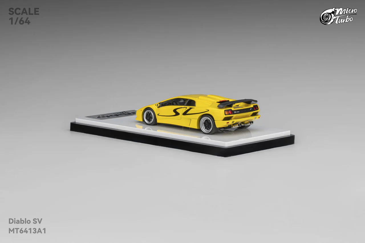 Custom Diablo SV (Metallic Yellow) - Micro Turbo 1:64