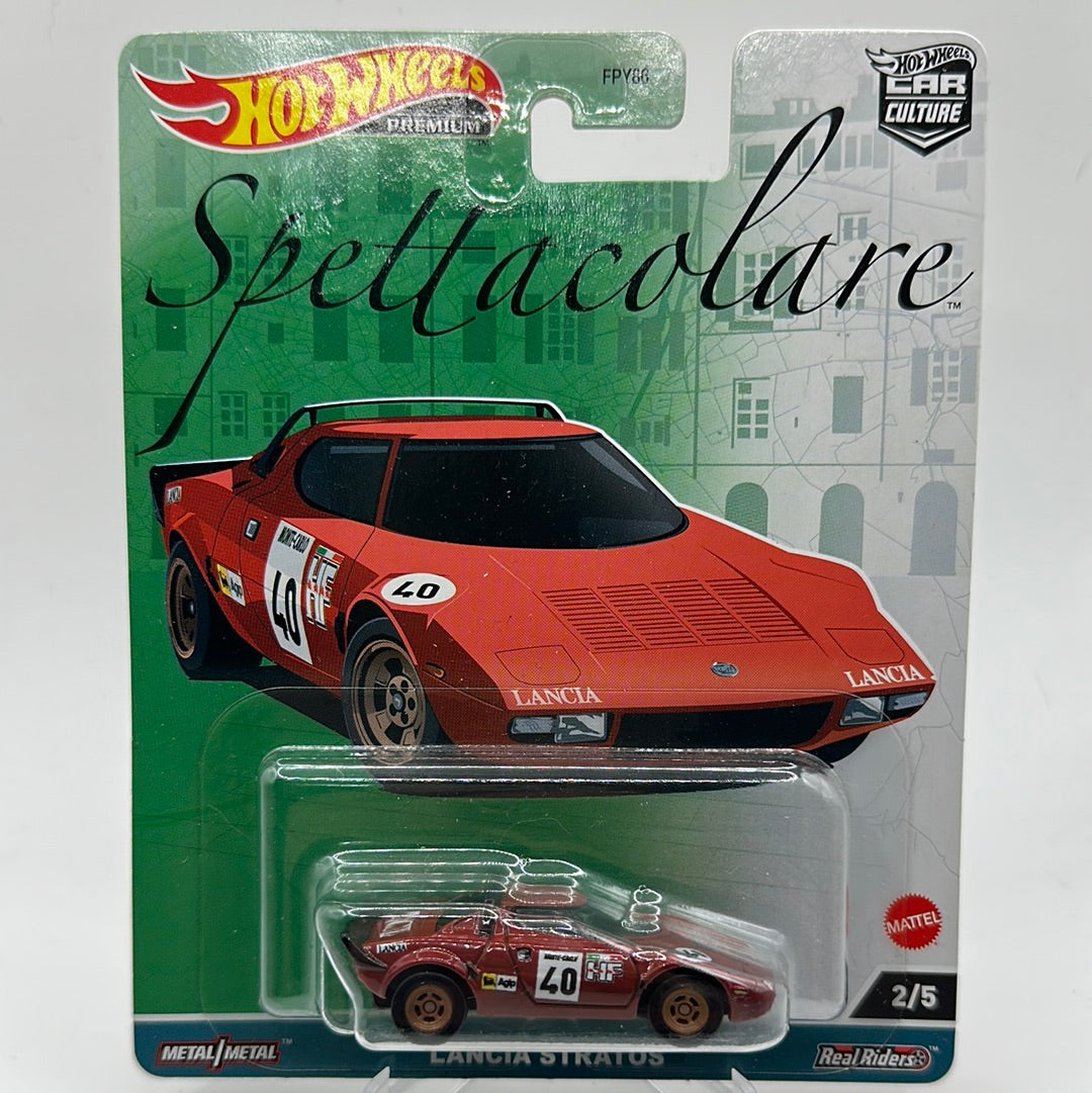 Lancia Stratos Spettacolare 2/5 Hotwheels Premium 1:64