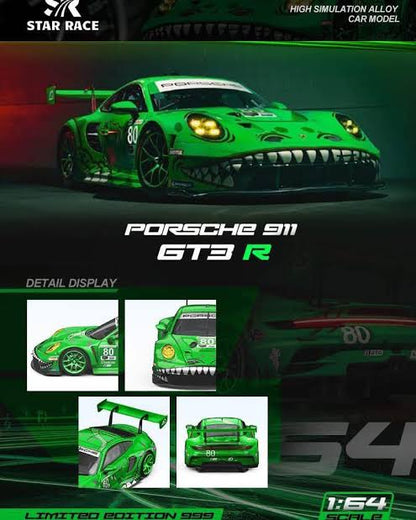 Porsche 911 GT3 R Rexy #80 Ao Racing - Star Race 1:64 *Limited to 999pcs*