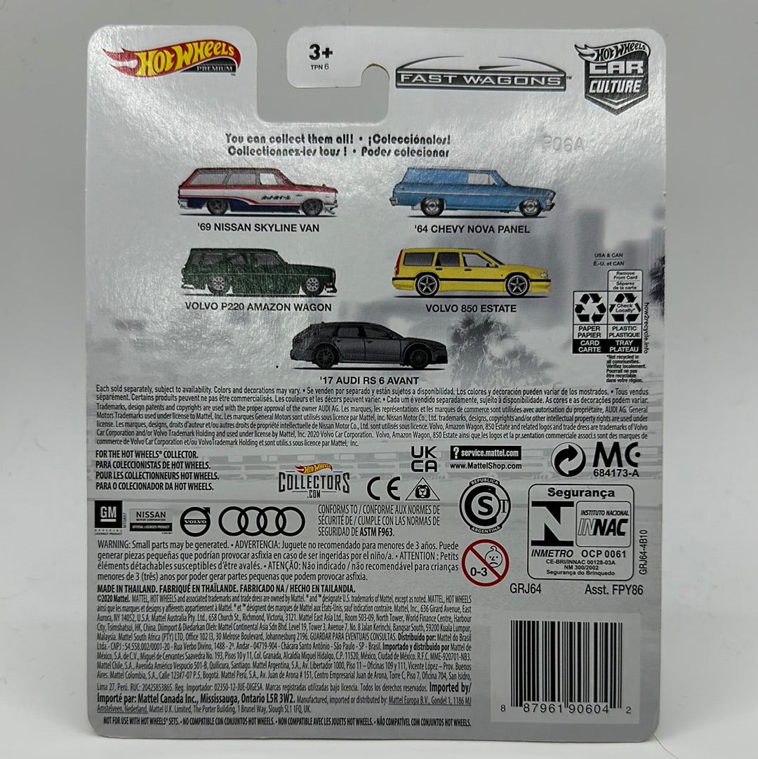 Volvo P220 Amazon Wagon Fast Wagons 3/5 Hotwheels Premium 1:64