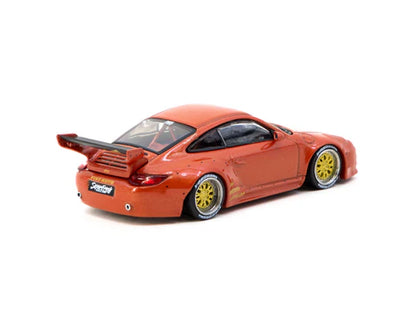 Porsche 997 Red Metallic - Old & New ROAD64 Tarmac Works 1/64