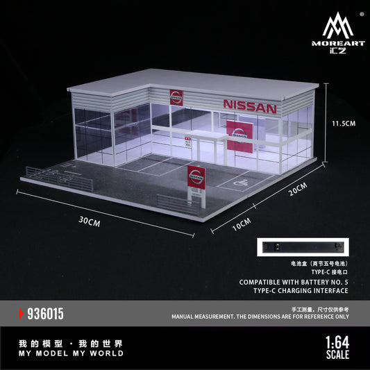 Nissan Dealership Double level - MoreArt 1:64