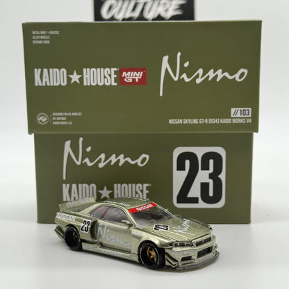 Nissan Skyline GTR R34 Kaido Works V4 //103 Kaido House x MiniGT *Opened*