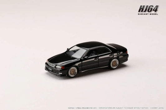 Toyota CHASER TOURER V (JZX100) 1998 Black - Hobby Japan 1:64