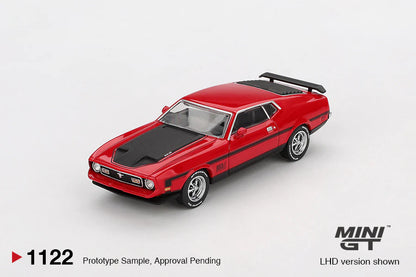 1971 FORD MUSTANG MACH 1 (RACE RED) MiniGT 1:64