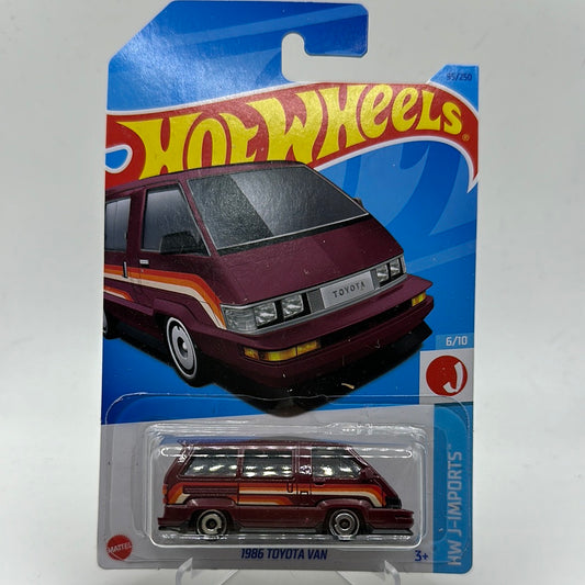 1986 Toyota Van HW J-Imports 6/10 Hotwheels Mainline 95/250