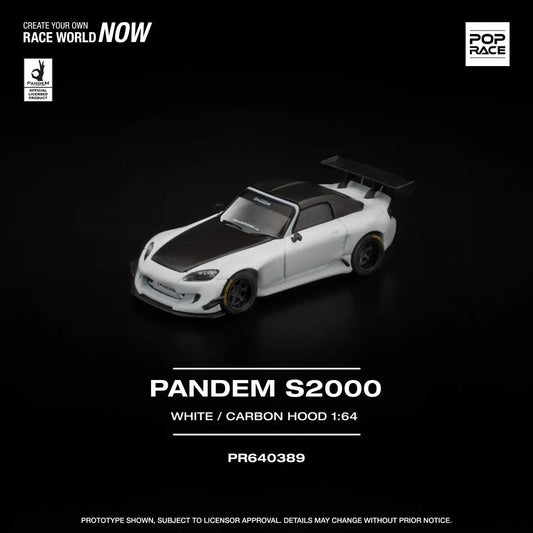 Pandem Honda S2000 White Softtop POP RACE PR64-0389