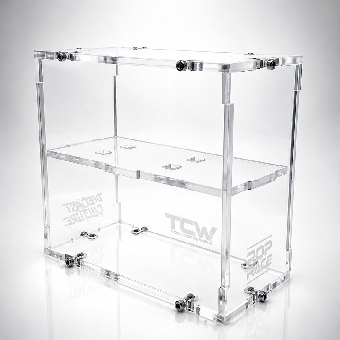 Acrylic Case w/ Anti-Roll Base – Made for Pop Race HEC Truck | TCWorkshop