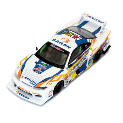 Nissan LB-Super Silhouette S15 SILVIA #555 2023 Formula Drift Japan / LB Blister Packaging MiniGT 1:64 *LIBERTY WALK EXCLUSIVE*