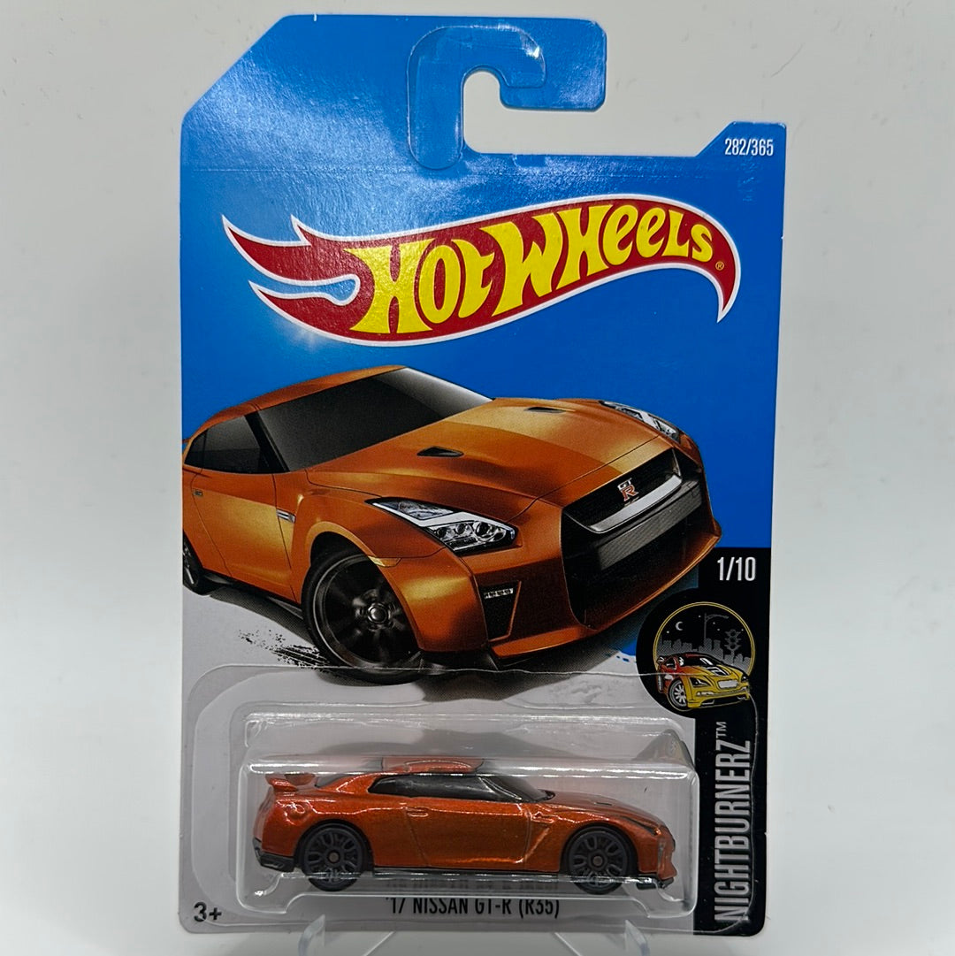 ‘17 Nissan GT-R (R35) Nightburnerz 1/10 Hotwheels Mainline 282/365