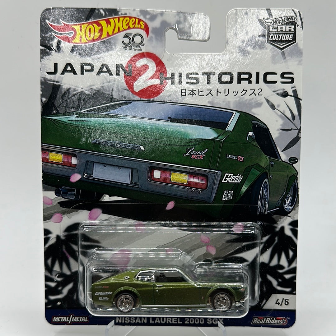 Hot Wheels Japan H Serie – Nissan Laurel 2000 Grün, Maßstab 1:64, Ca. 7 Cm, Für Sammler Hot Wheels Japan H Serie – Nissan Laurel 2000 Grün, Maßstab 1:64, Ca. 7 Cm, Für Sammler
