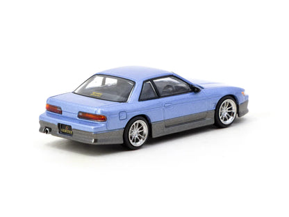 NISSAN S13 SILVIA VERTEX BLUE/GREY TARMAC WORKS 1:64