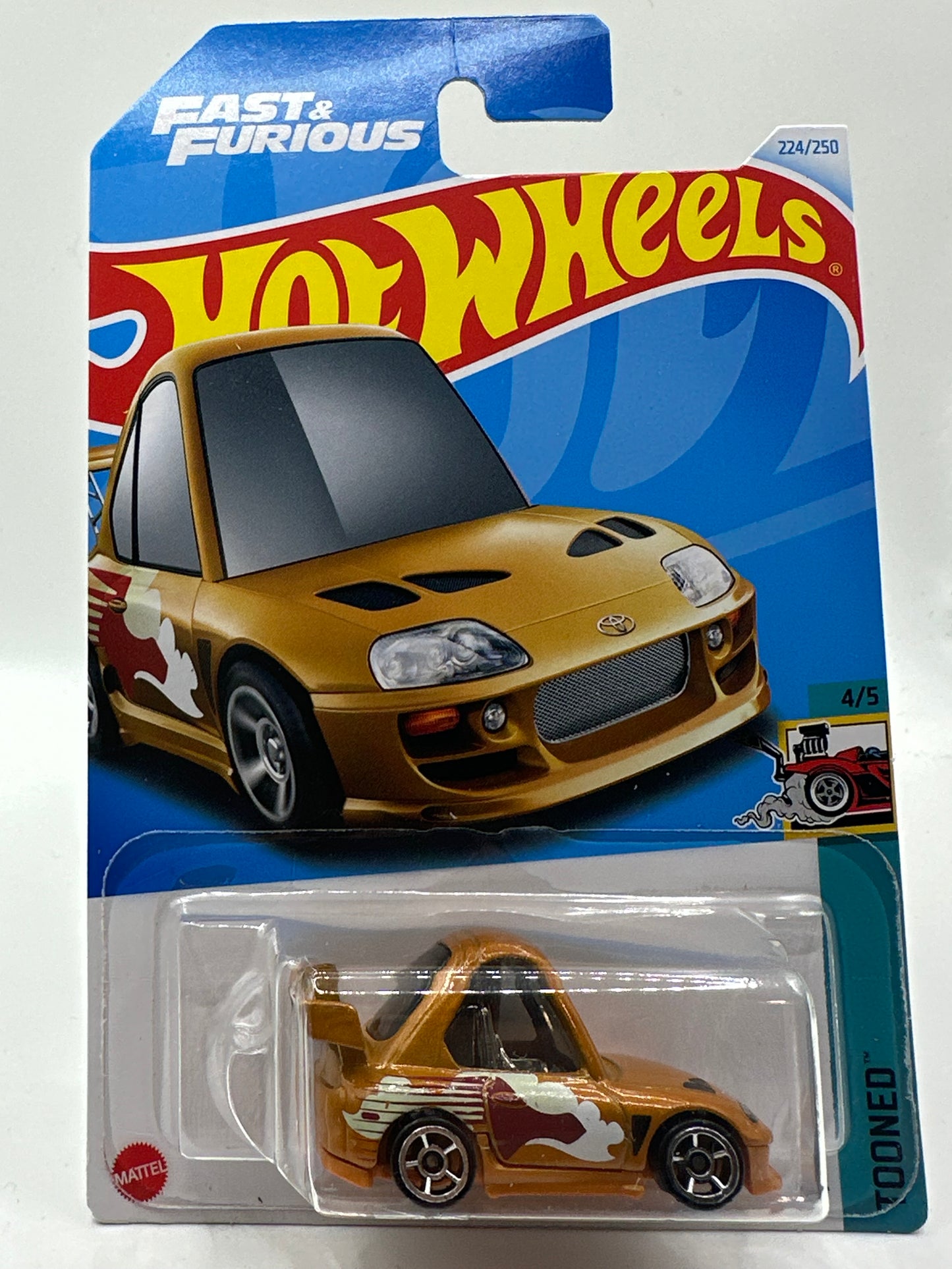 94 Toyota Supra Tooned 4/5 Hotwheels Mainline 224/250