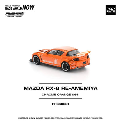 Mazda RX-8 RE-AMEMIYA Chrome Orange – POP RACE PR64-0281